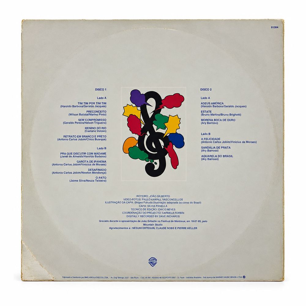 Lp João Gilberto Live at the Montreux Jazz Festival