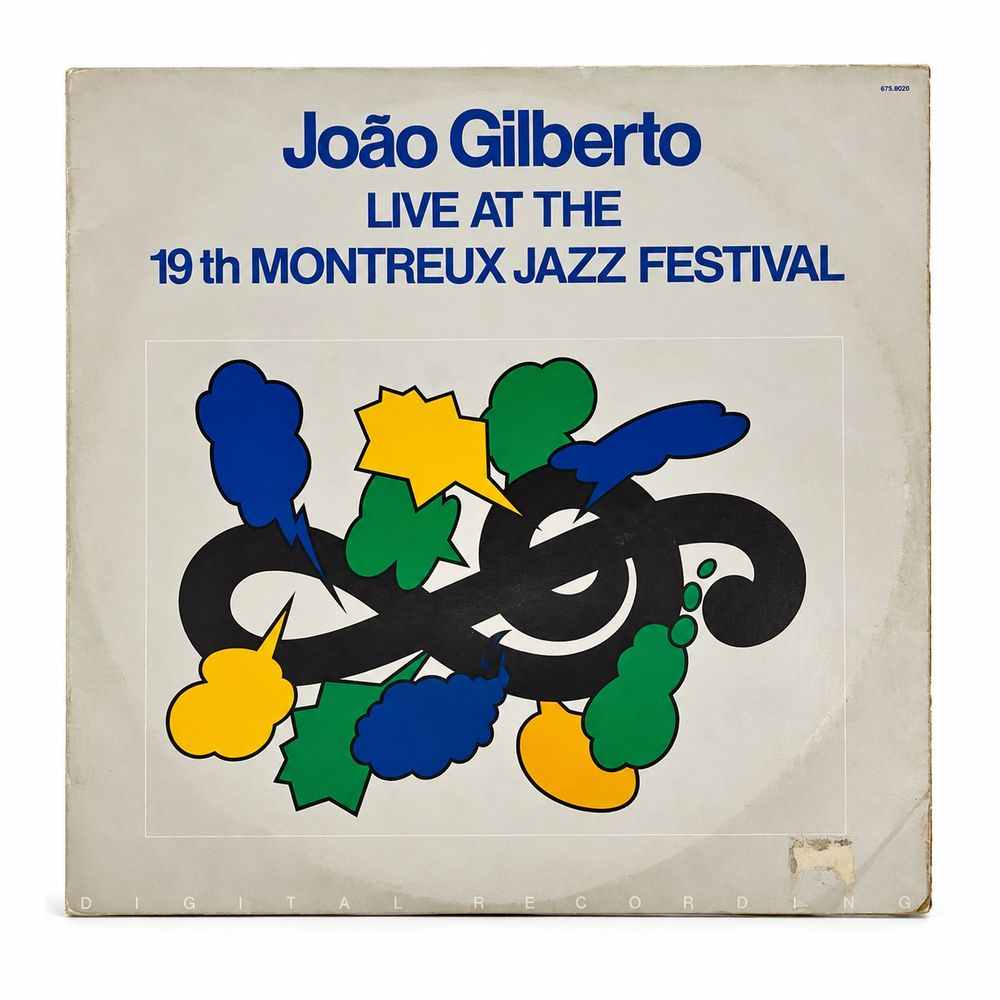 Lp João Gilberto Live at the Montreux Jazz Festival
