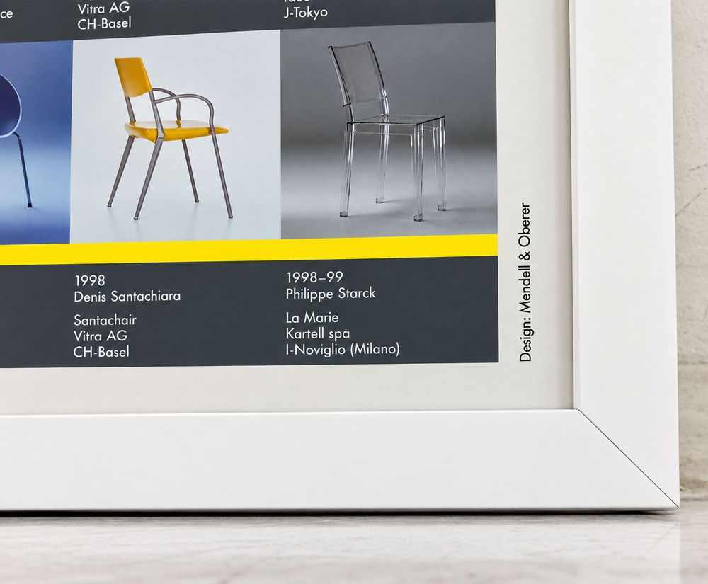 Poster The Chair Collection – Vitra Design Museum, 2000