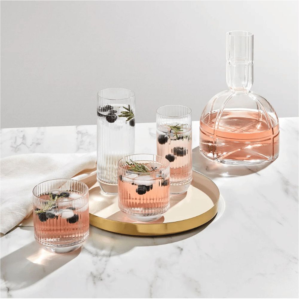 Conjunto de 4 Copos de Whisky Sof Big Top - Nude