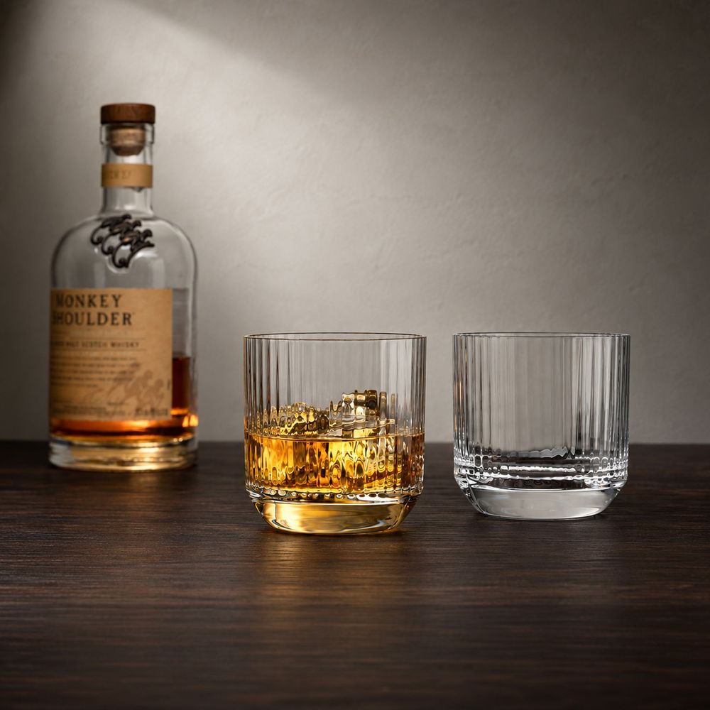 Conjunto de 4 Copos de Whisky Sof Big Top - Nude