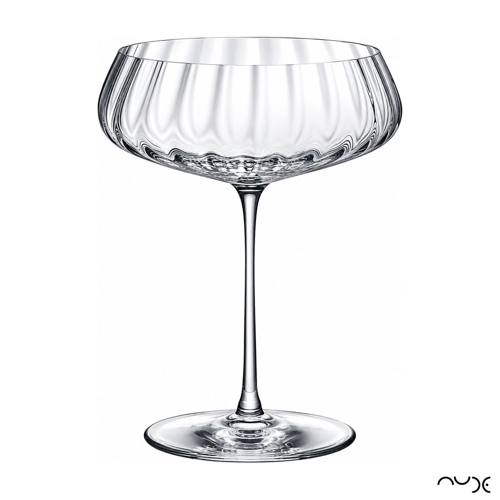 Conjunto de 2 taças de Champagne Coupe Round Up Clear
