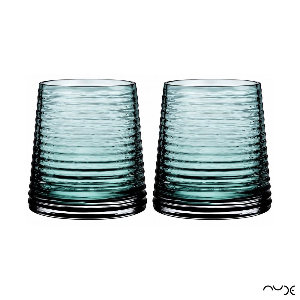 Conjunto de 2 copos de água Green Poem