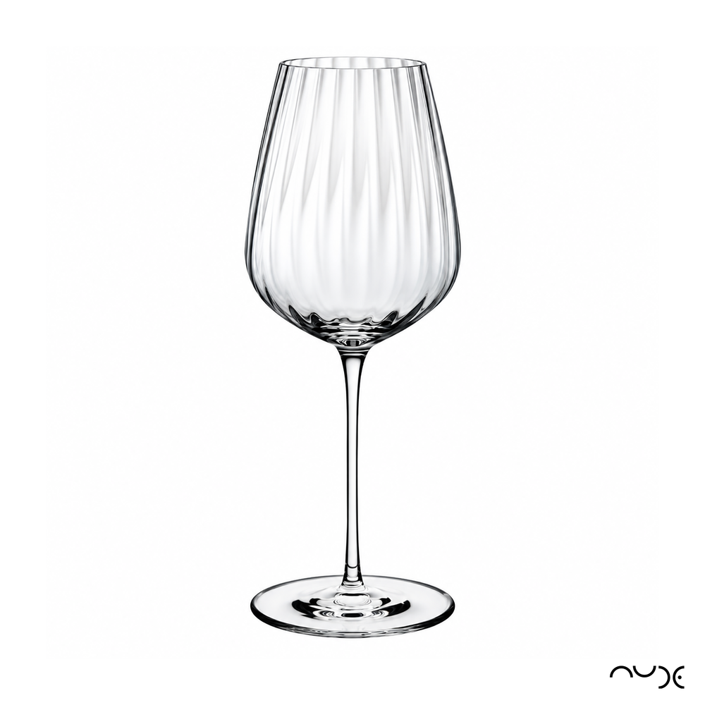 Conjunto de 2 tacas de Vinho Tinto Round Up Clear - Nude