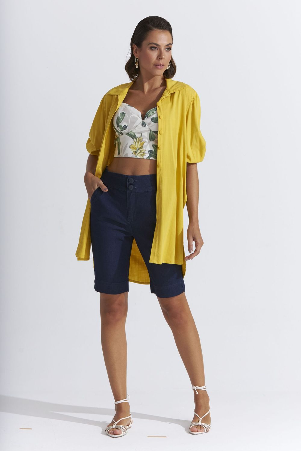 MAXI CAMISA LISA SLUB