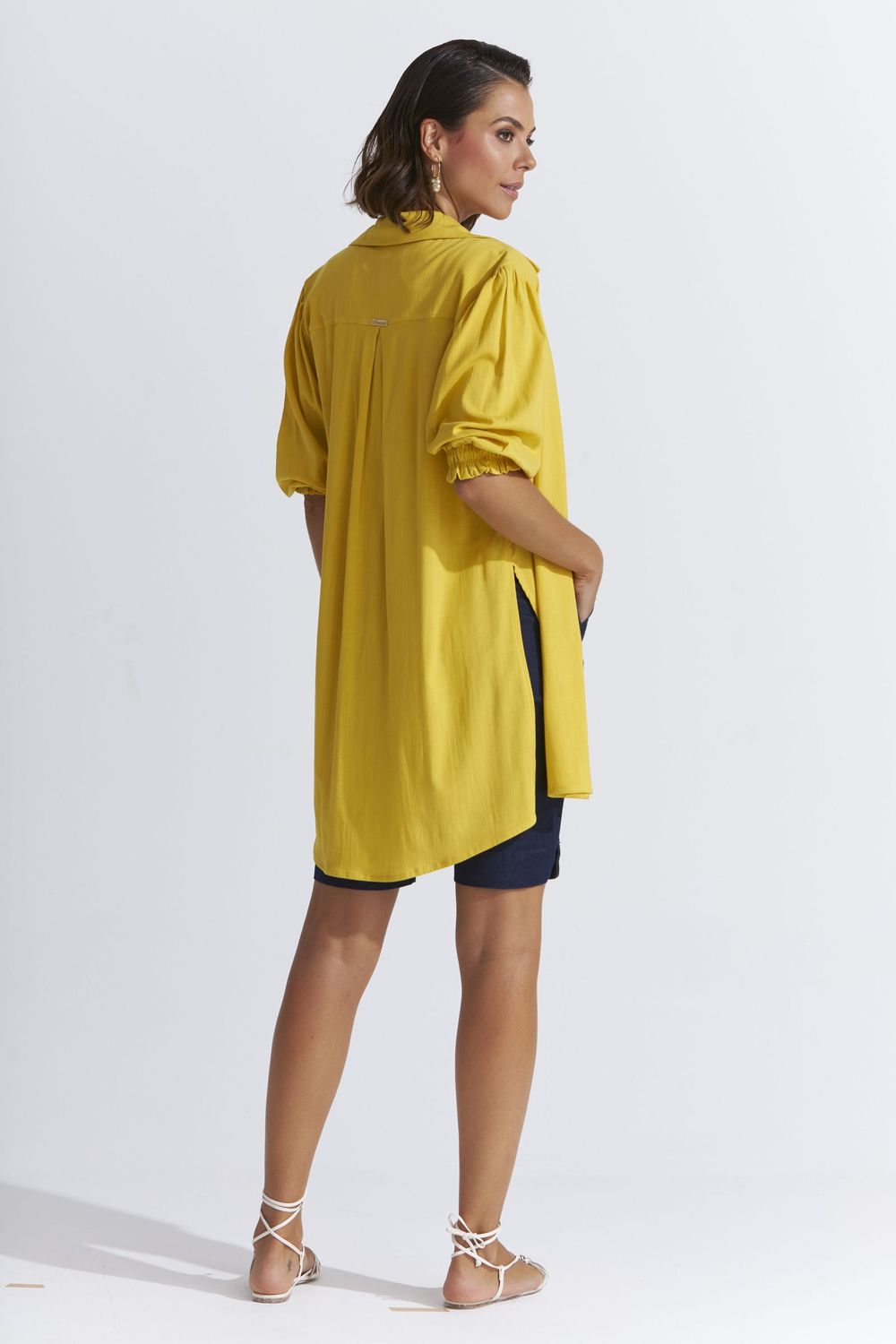 MAXI CAMISA LISA SLUB
