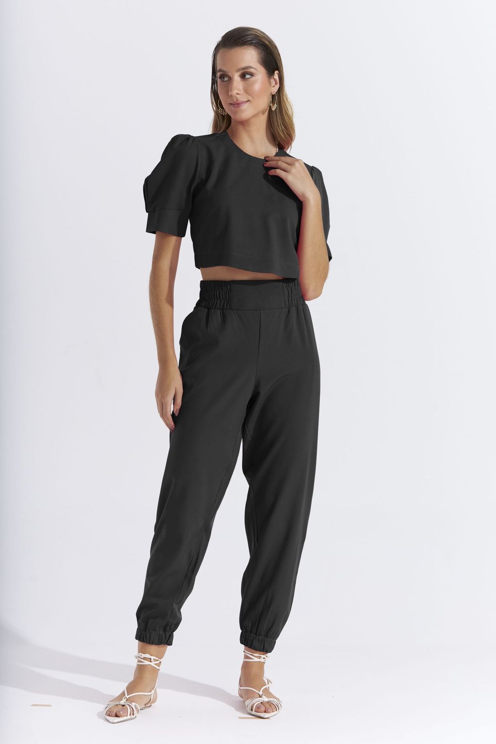 T-SHIRT CROPPED LISA ALFAIATARIA NEW