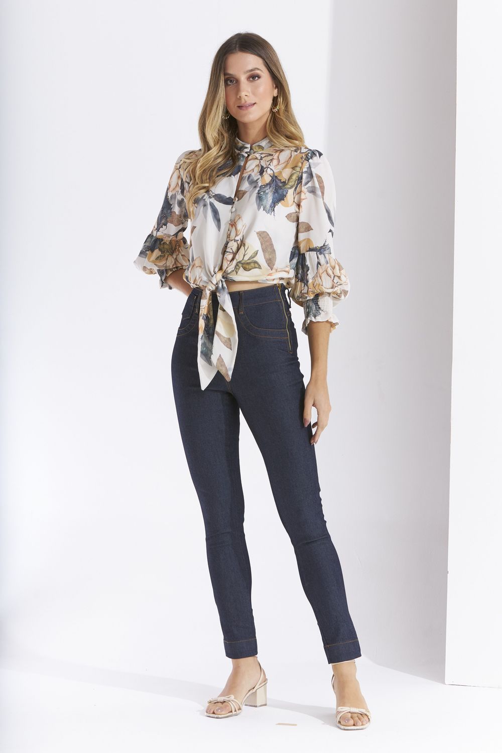 BLUSA MANGA LONGA FLOR DA TERRA