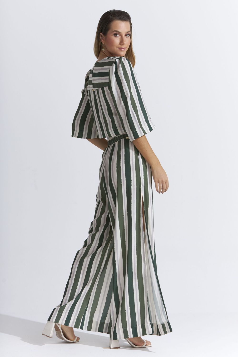 PANTALONA LISTRA BANANEIRA C/ PALA LASTEX