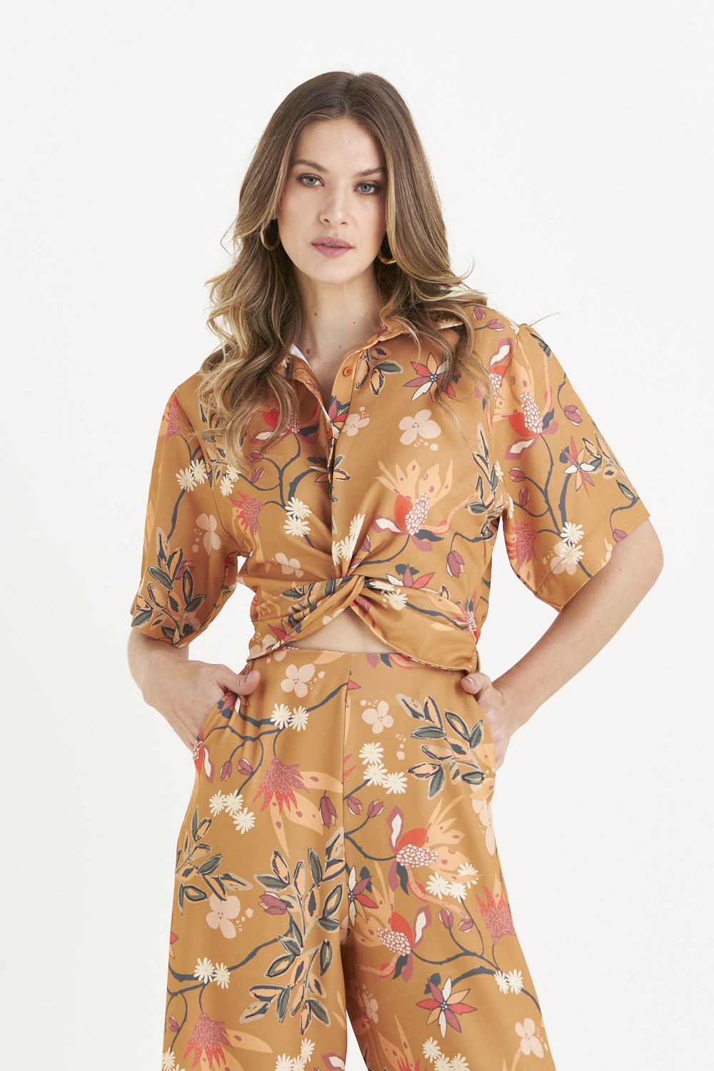 CAMISA FLOR DE INVERNO C/ TORÇÃO