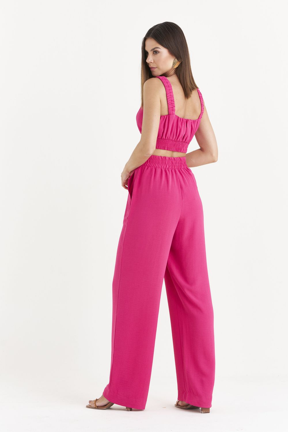 CALÇA LISA CONFORT C/ BOLSO FRENTE