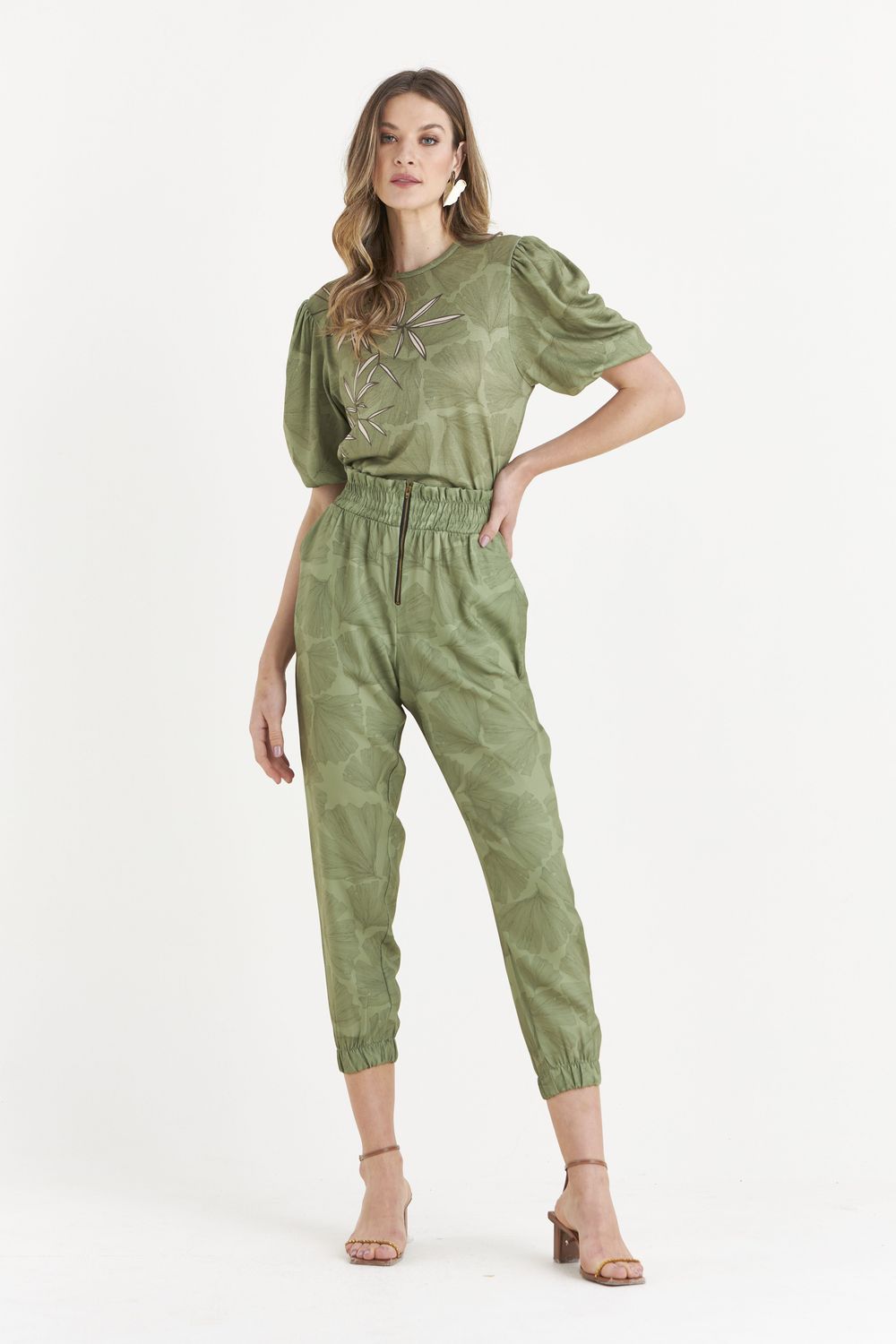 CALÇA JOGGER BABOSA COMPOSÉ C/ ZÍPER