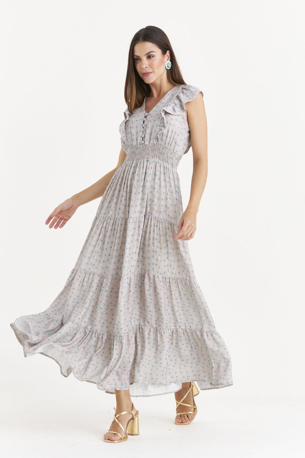 VESTIDO LONGO PINGO