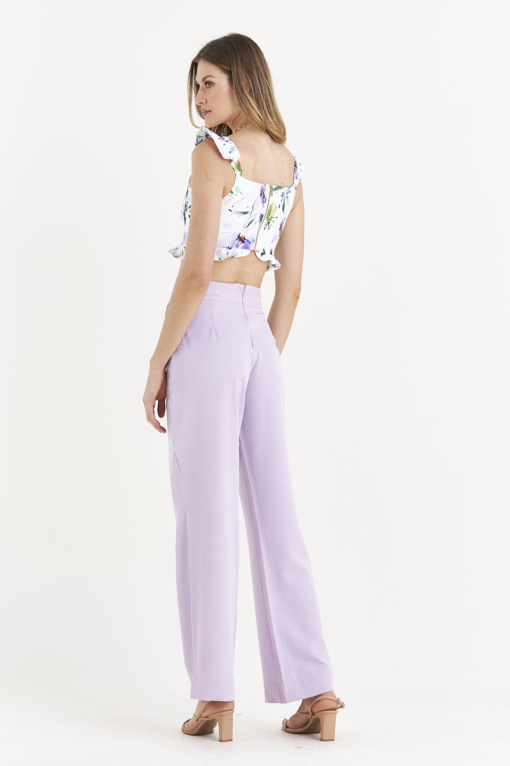 PANTALONA ALFAIATARIA LISA ELASTIC C/ BOLSO FRENTE