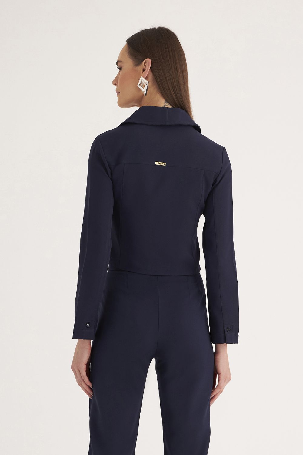 BLAZER CROPPED ALFAIATARIA LISO