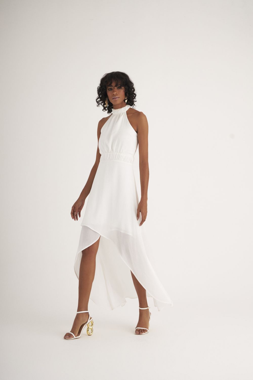 VESTIDO MULLET CREPON JACQUARD