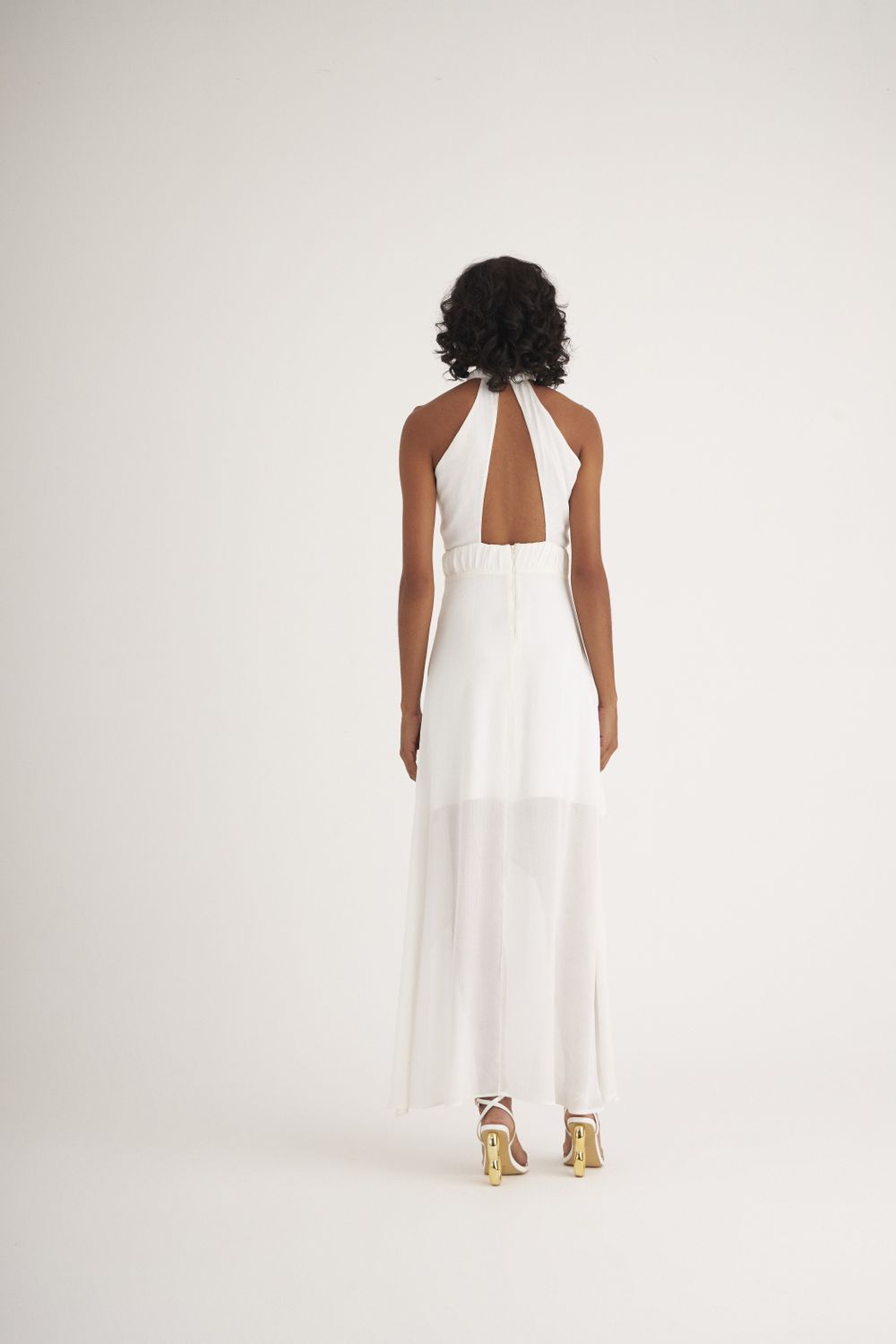 VESTIDO MULLET CREPON JACQUARD