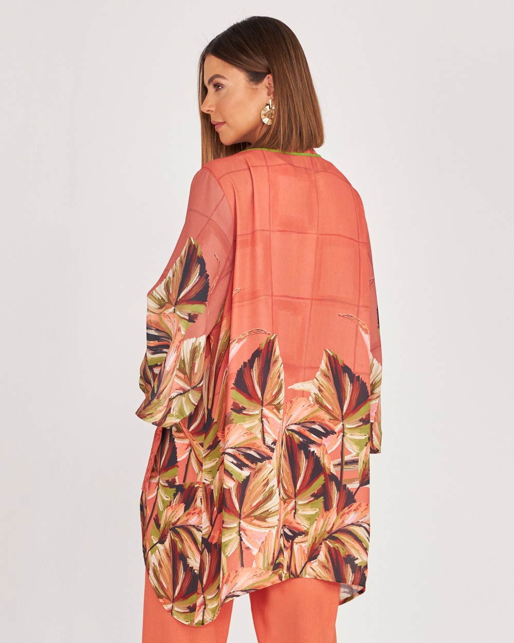 KIMONO MÁLAGA C/ DETALHE DE FRISO