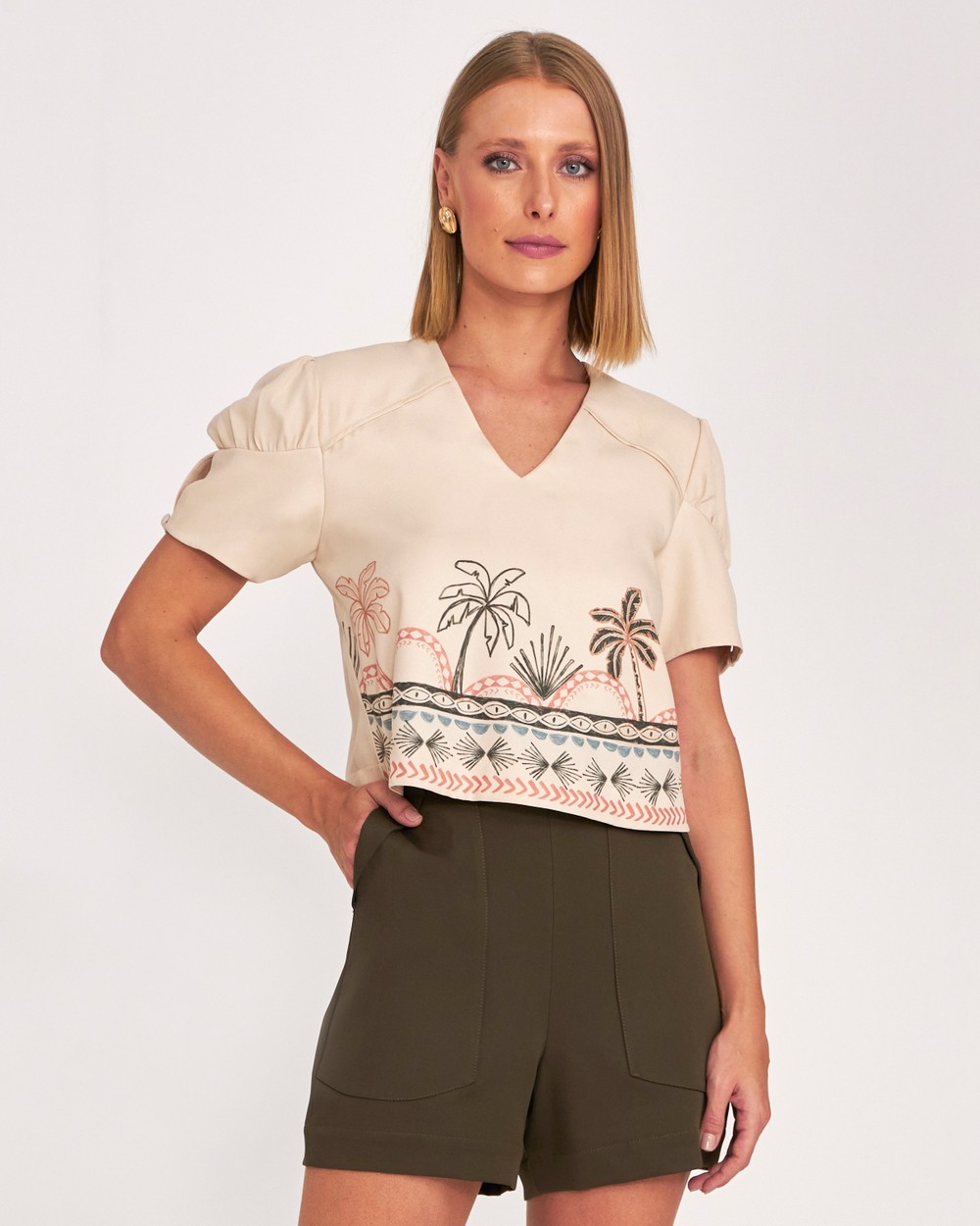 T-SHIRT CROPPED MIRADOR DEL MAR