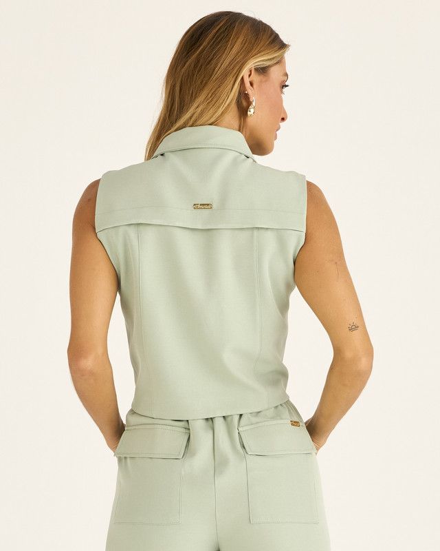 COLETE CROPPED MELANGE