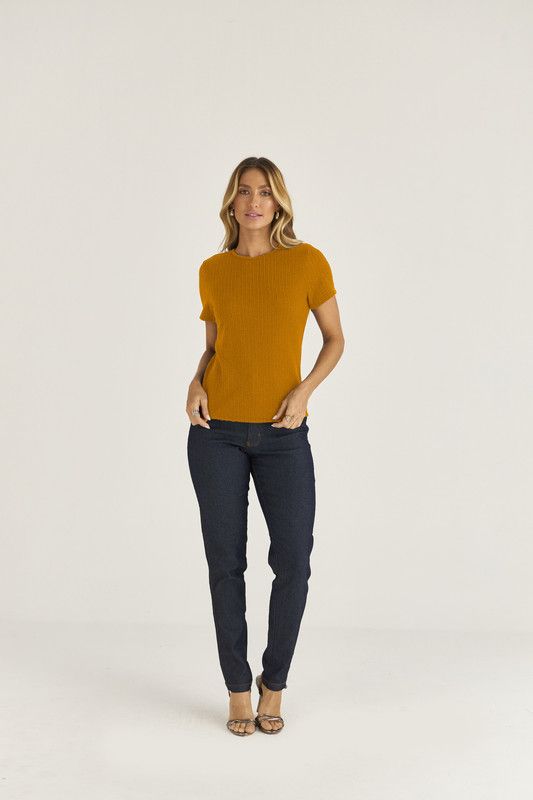 BABY LOOK MALHA TRICOT C/ LUREX
