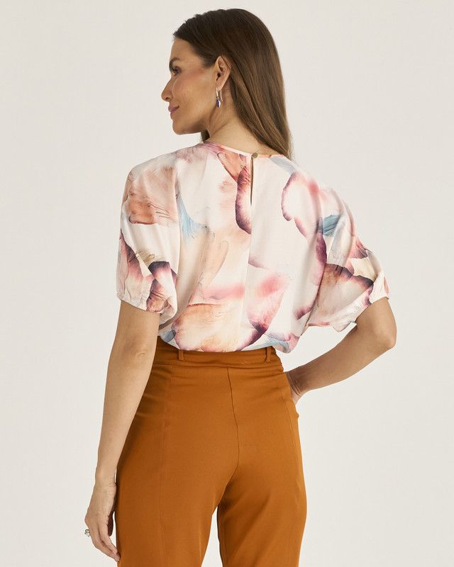 BLUSA AMPLA NINA C/ PREGA FRENTE