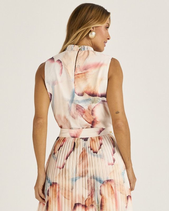 BLUSA NINA C/ GOLA FRANZIDA
