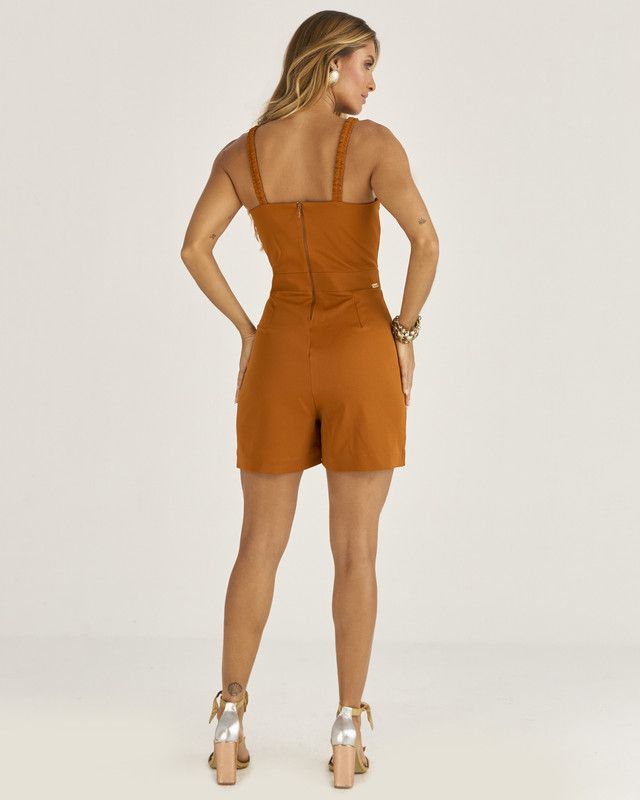 MACACÃO ALFAIATARIA ELASTIC C/ SHORT SAIA