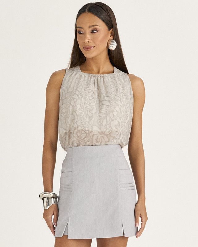 REGATA CAVA VERÃO TRANSPARÊNCIA FLORAL