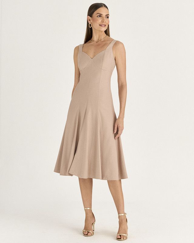 VESTIDO ALFAIATARIA SATIN C/ NESGAS