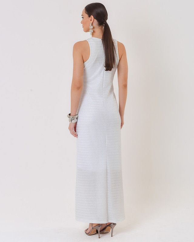 VESTIDO LONGUETE MALHA FOIL