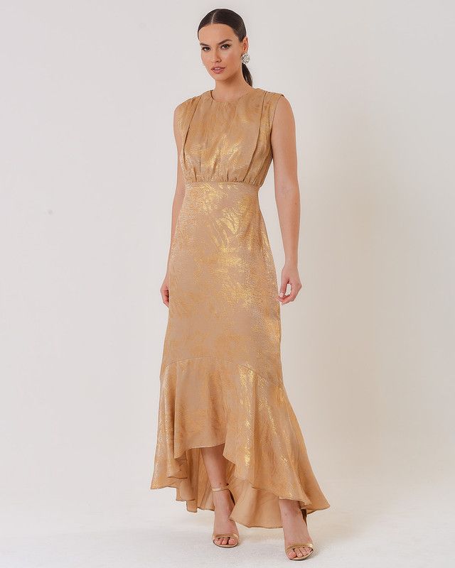 VESTIDO LONGUETE NIGHT FOIL