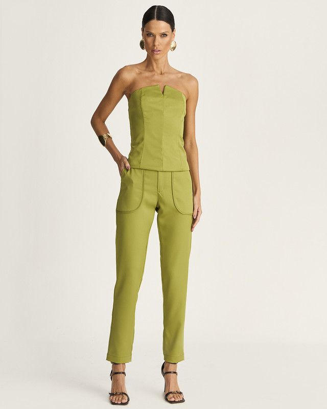CALÇA FIT ALFAIATARIA C/ VIÉS NO BOLSO