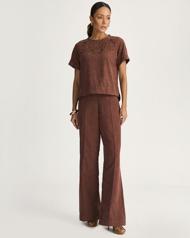 CALÇA CHAMOIS C/ NERVURA