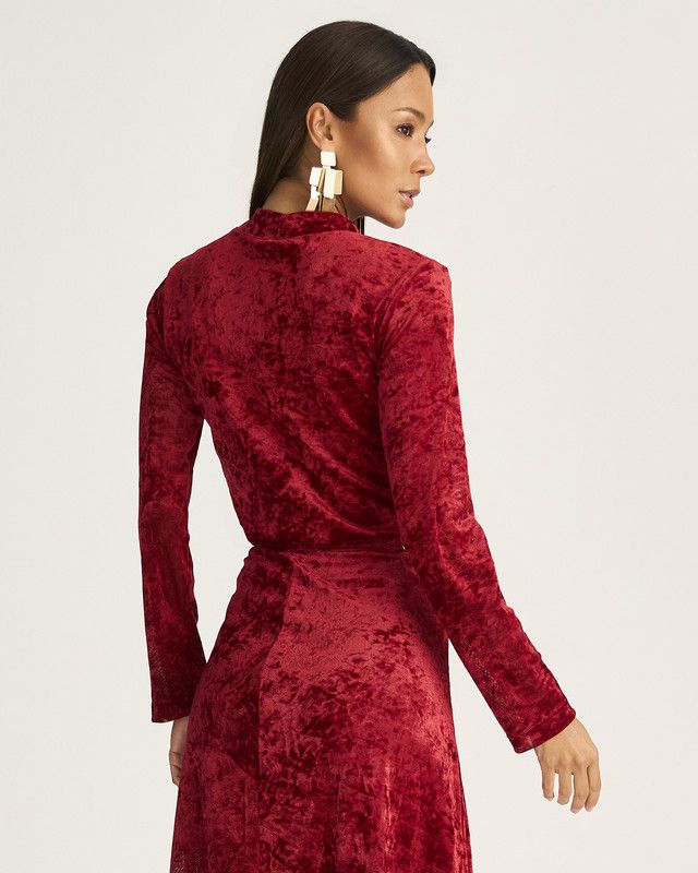 BLUSA MANGA LONGA TULE VELVET