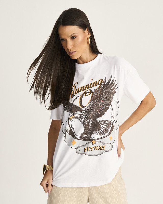 T-SHIRT OVERSIZED ÁGUIA