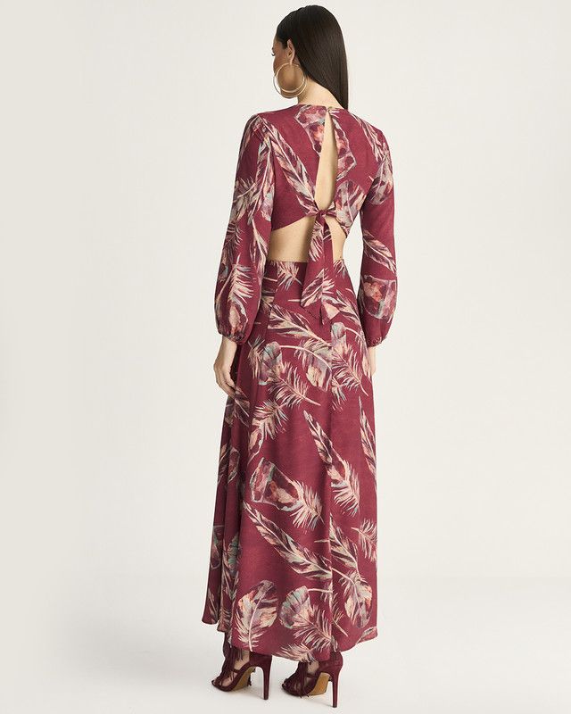 VESTIDO LONGUETE MAXI VIBRAR C/ COSTA NUA