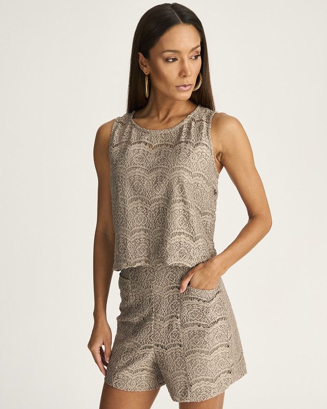 SHORT DE RENDA GUIPIR