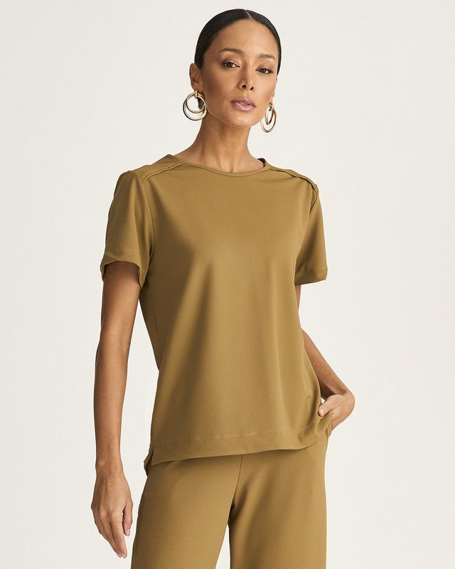 T-SHIRT MALHA TWILL C/ VIVO