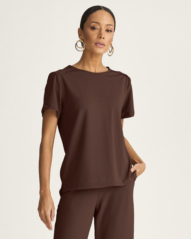 T-SHIRT MALHA TWILL C/ VIVO