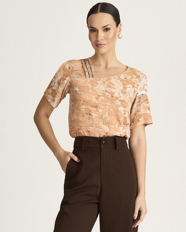 BLUSA CROPPED EUFORIA C/ TRANÇA
