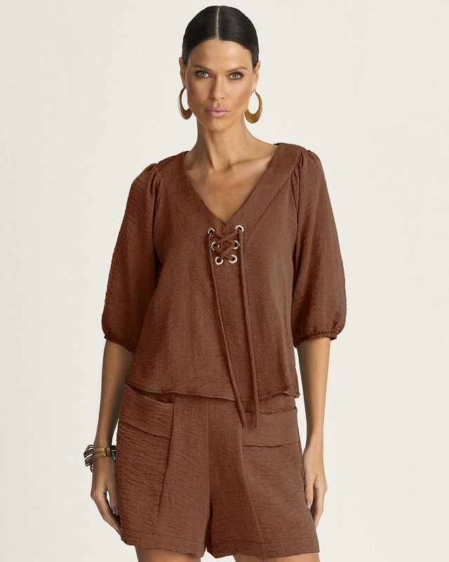 BLUSA CHANGEANT C/ ILHÓS