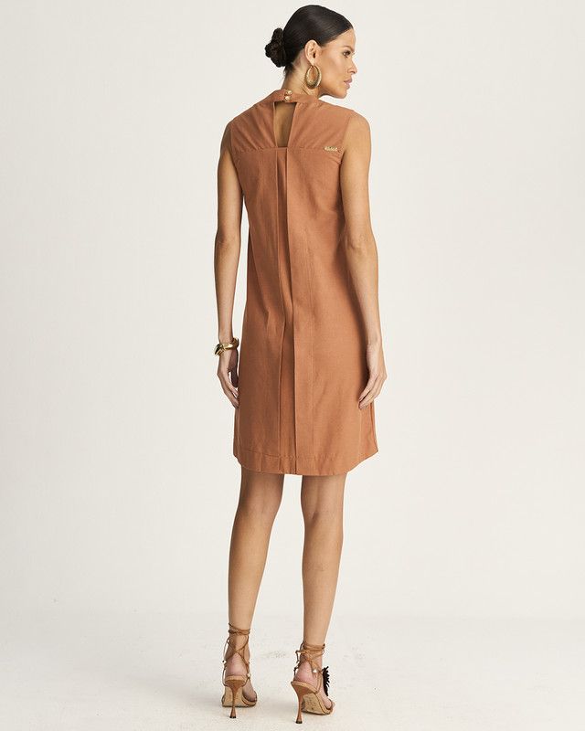 T-DRESS ALFAIATARIA BECKMAN C/ BOLSOS LATERAIS