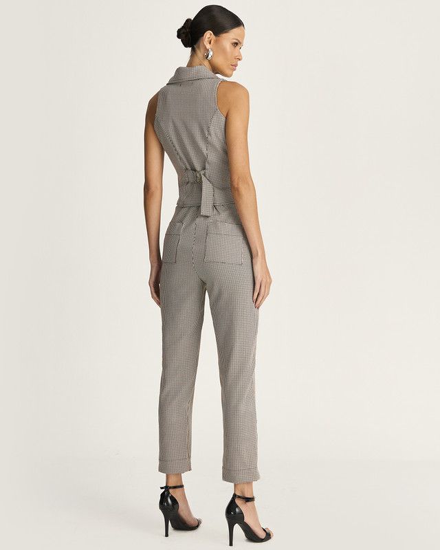 CALÇA CROPPED XADREZ PHOENIX