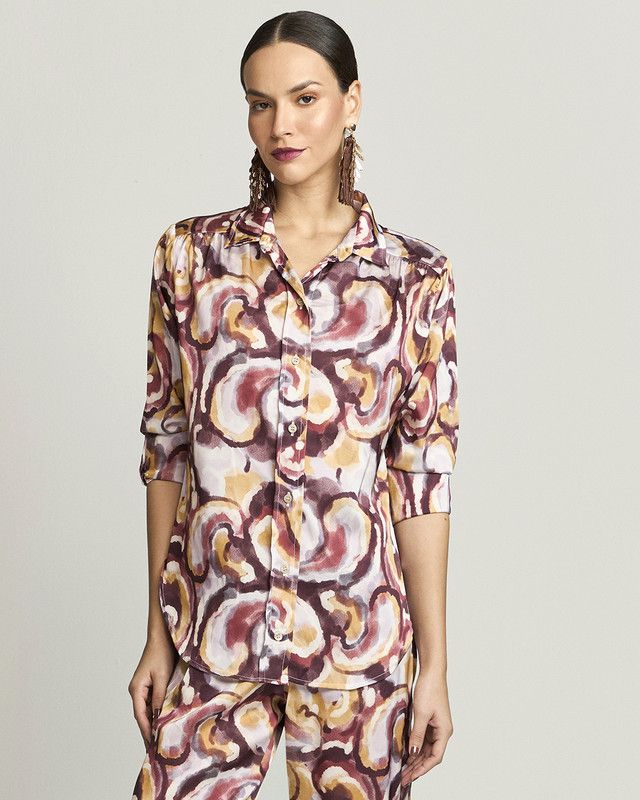 CAMISA SATINÉE CASHMERE