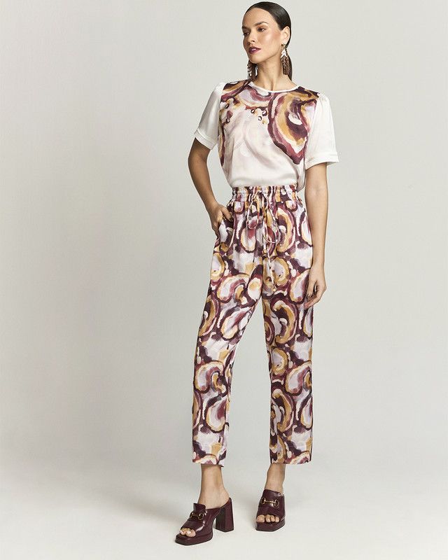 CALÇA PIJAMA SATINÉE CASHMERE