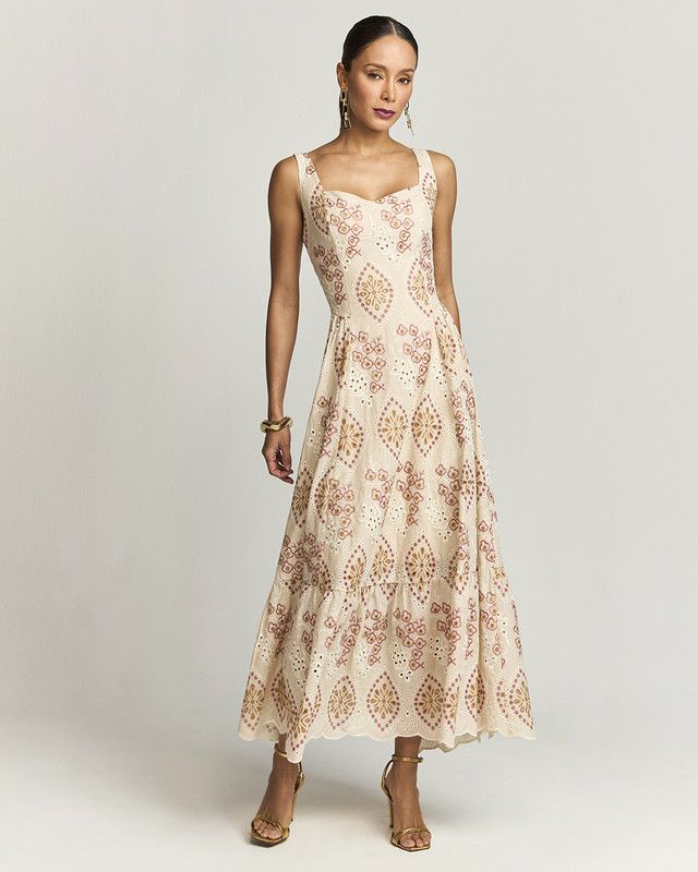 VESTIDO LONGUETE LAISE COLOR CATAR