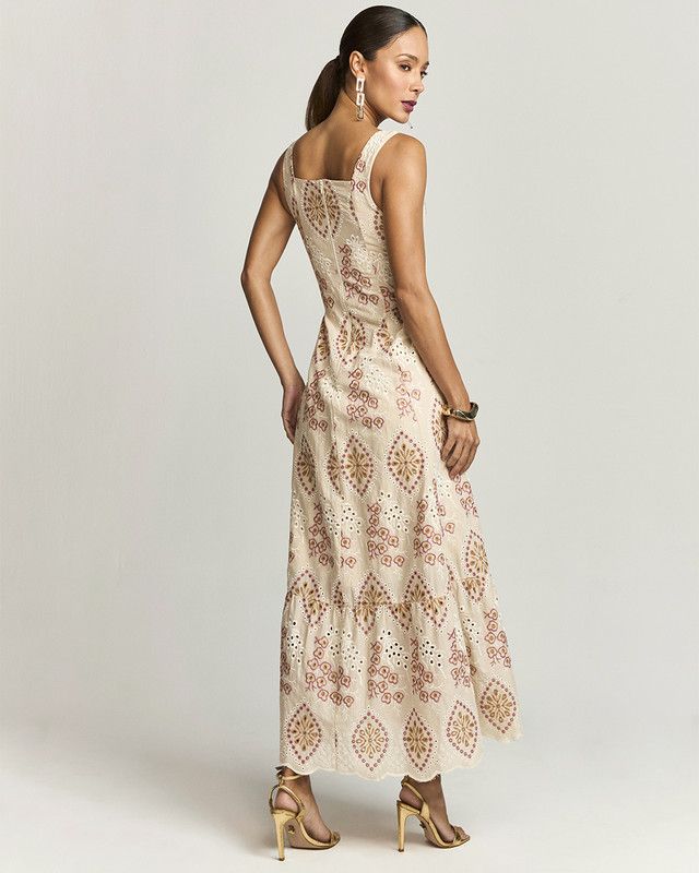 VESTIDO LONGUETE LAISE COLOR CATAR