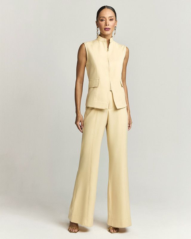 CALÇA MINI FLARE ALFAIATARIA SOFT