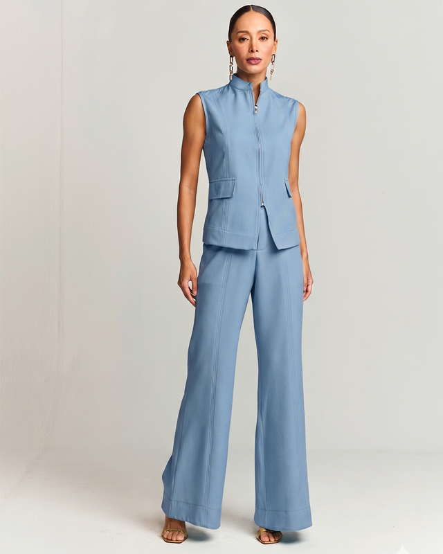 CALÇA MINI FLARE ALFAIATARIA SOFT